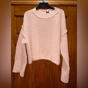 NWT Wonderly blush pink Crew Neck Sweater